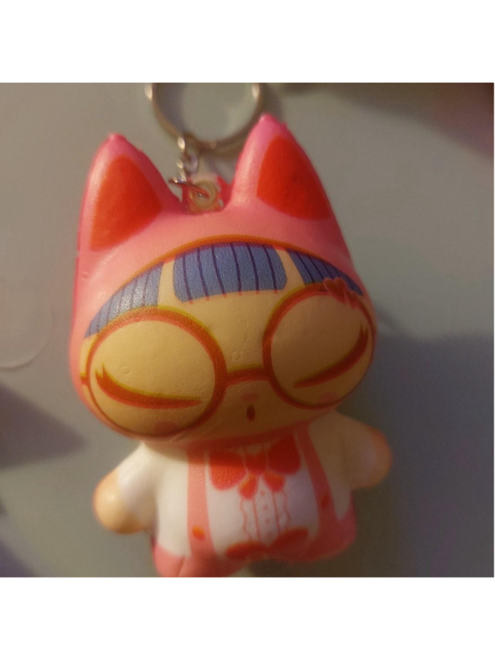 ZHUAIMAO squishy cartoon cat
keychain